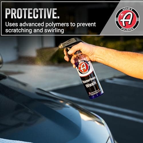 Adam's Polishes Waterless Wash (Gallon) - Cleaning Car Wash Spray for Detailing | Safe Ultra Slick Lubricating Formula for Auto, Boat, Motorcycle, RV | No Garden Hose, Wash Soap, or Foam Cannon — view 3