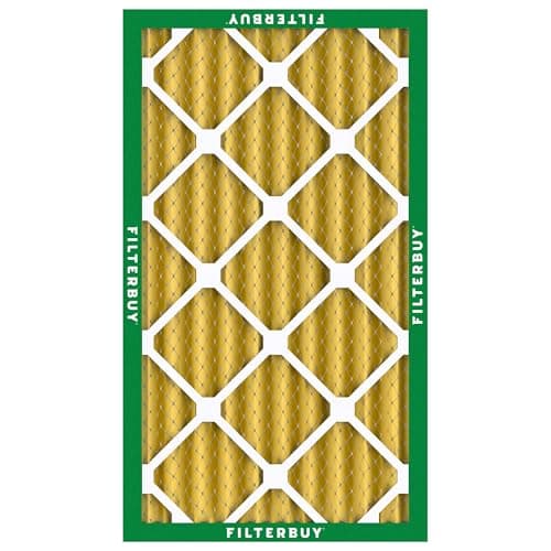 Filterbuy 16x25x4 Air Filter MERV 11 Superior Pet & Allergy Defense (2-Pack), Electrostatic Pleated HVAC AC Furnace Filters Replacement, Made in USA (Actual Size: 15.50 x 24.50 x 3.63) — view 8