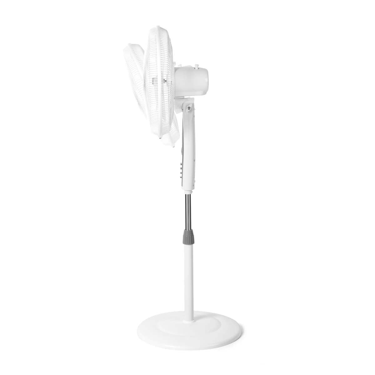 Orbegozo SF 0147, Ventilador de pie, 50 W, 3 velocidades de ventilación, oscilante, altura regulable, silencioso, rejilla de seguridad, tamaño de aspas 40 cm, color blanco — view 2