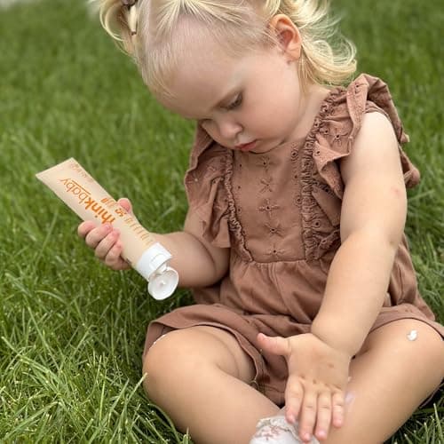 Thinkbaby Baby Sunscreen for Sensitive Skin, 3 Fl Oz, SPF 50 Clear Zinc Oxide Baby Mineral Sunscreen, Broad Spectrum UVA/UVB Protection, Natural, Water Resistant, Reef Safe, Vegan — view 2