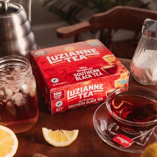 Luzianne Unsweetened Iced Tea Bags, Family Size, 100ct Box (Pack of 1) — view 3