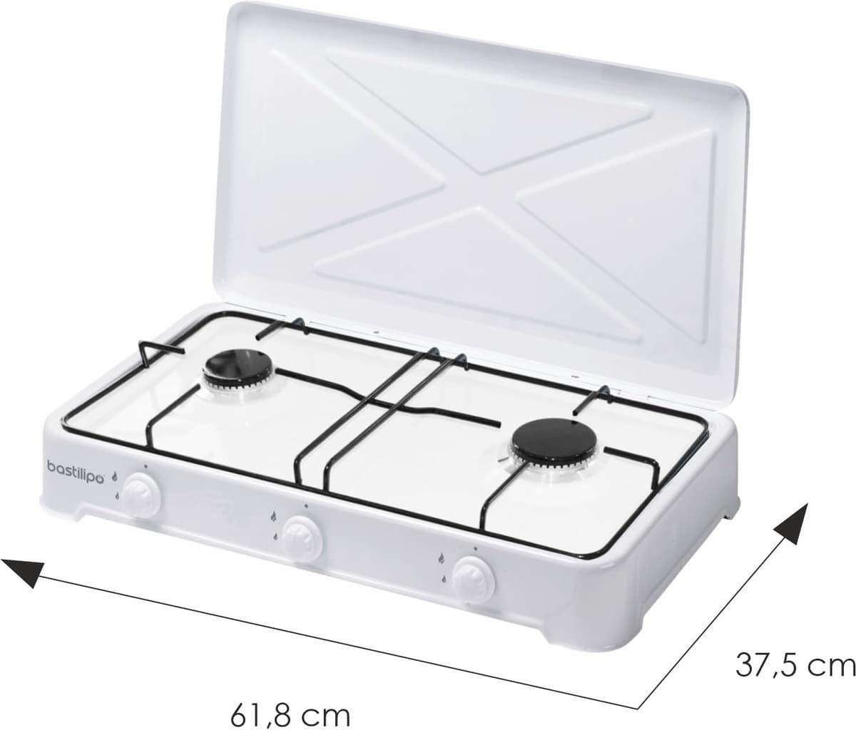 Cocina de Gas Butano o Propano, 2 Fuegos — view 2
