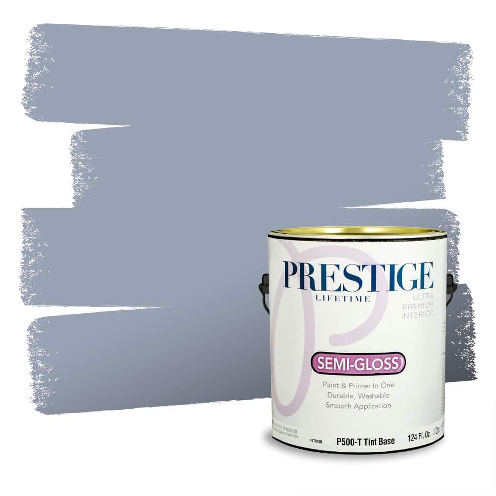 PRESTIGE Paints Interior Paint and Primer In One, 1-Gallon, Semi-Gloss, Comparable Match of Valspar* Dewdrop* — view 924