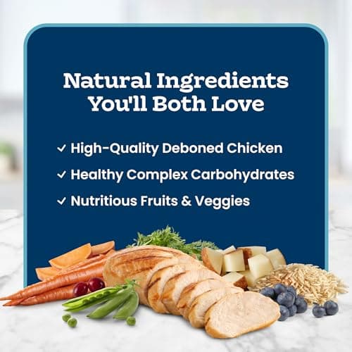 Blue Buffalo Tastefuls Chicken & Brown Rice Recipe Dry Indoor Cat Food for Adult Cats, Real Chicken First, Deliciously Healthy Natural Cat Food, Supports Digestive Care and Coat Health, 3 lbs. — view 3