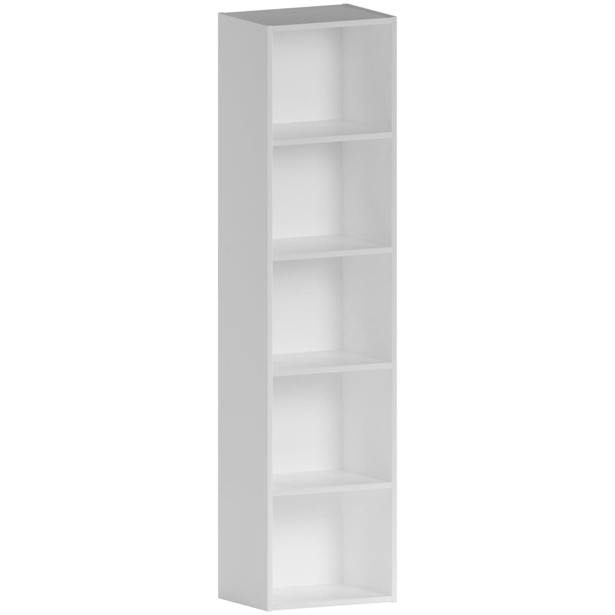 Vida Designs Oxford 3 Tier Cube Bookcase, White Wooden Shelving Display Storage Unit Office Living Room Furniture — view 31