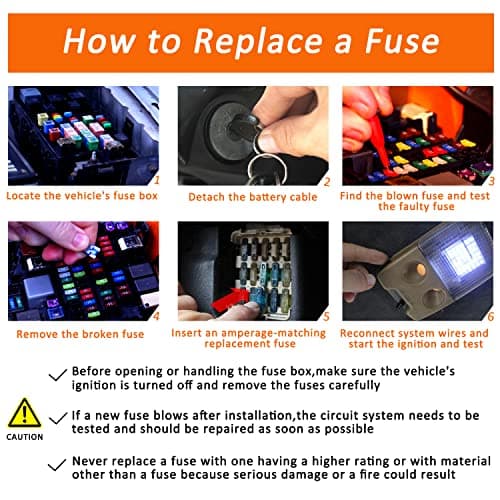 30Pcs Standard Blade Fuses Assortment Kit – ATC/ATO/APR/ATS Fuse Standard Fuse Standard car Fuse (2A/3A/5A/7.5A/10A/15A/20A/25A/30A/35A) for Car Boat Truck SUV Automotive Replacement Fuses — view 6