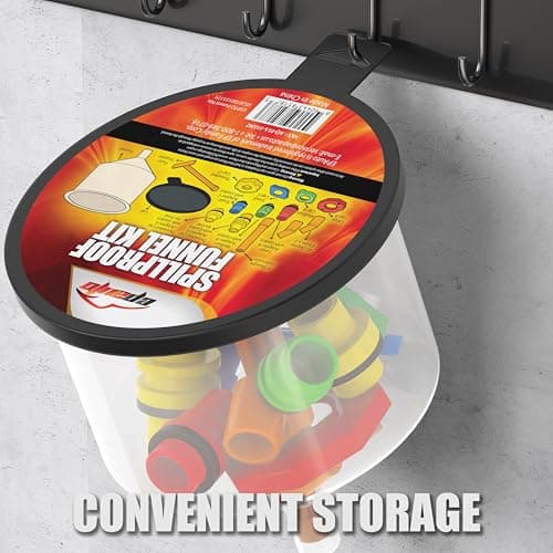 EPAuto Spill Proof Radiator Coolant Filling Funnel Kit — view 5