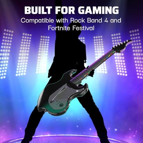 PDP RIFFMASTER Wireless Guitar Controller For Xbox Series X|S, Xbox One, & Windows 10/11 PC