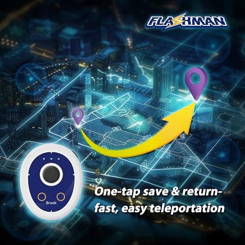 Brook Flashman Virtual GPS Joystick for iPhone (iOS 17+), Bluetooth Location Controller with Teleport, Smart Roaming, Route Cruise, Coordinate Sharing, No Jailbreak — view 4
