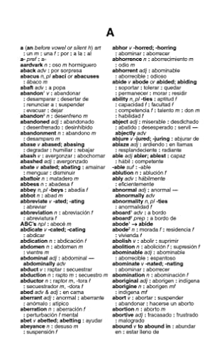 Merriam-Webster's Word-for-Word Spanish-English Dictionary — view 2