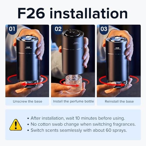 Ceeniu Car Air Fresheners - F26/CF12/F39 Car Perfume Refill 45ml - Bamboo Forest - Natural Plant Extracts - Long Lasting - 0% Alcohol 0 Additives — view 4