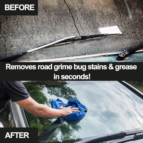 ABRO Windshield Washer Concentrate - 473ml, 2-in-1 All-Season Cleaner & Anti-Freeze, Up to -25°F (-31.5°C) Freeze Protection, Streak-Free Cleaning, Bug and Tar Removal — view 3