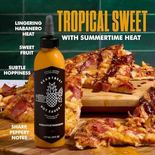 Heartbeat Hot Sauce Co. | Pineapple Habanero, 177 ml - Includes Taste Tester Card — view 5