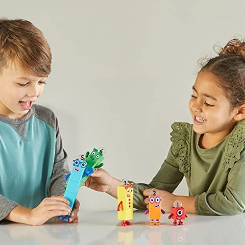 hand2mind Numberblocks Friends One to Five Figures, Toy Figures Collectibles, Small Cartoon Figurines for Kids, Mini Action Figures, Character Figures, Play Figure Playsets, Imaginative Play Toys — view 6