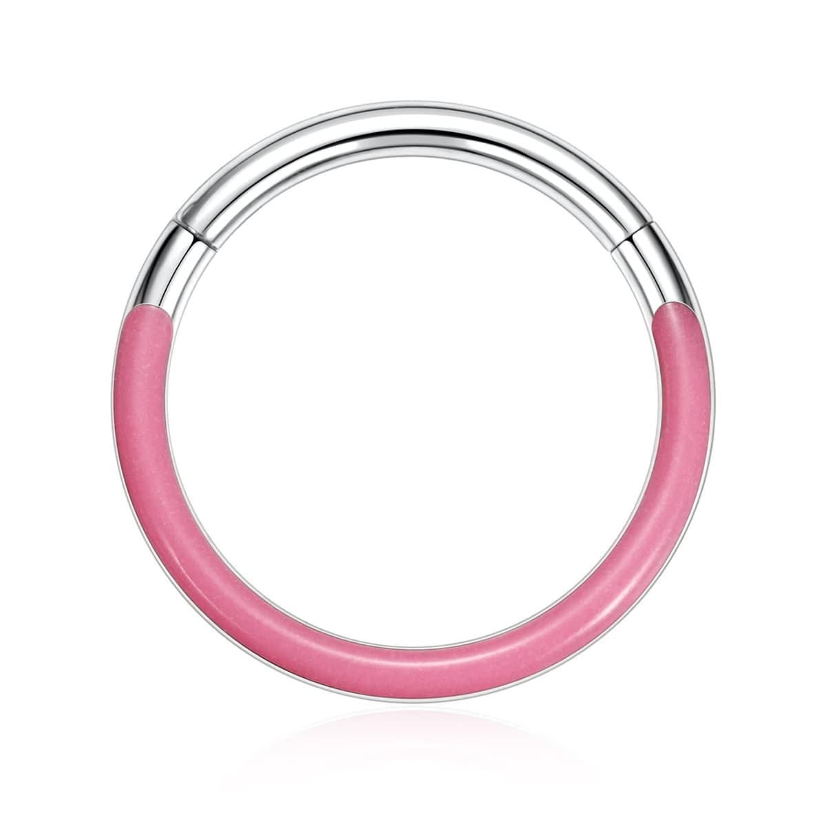 hengkaixuan CZ Opal Septum Jewellery Daith Ring Conch Hoop Seamless Clicker Ring Surgical Steel Rook Tragus Conch Piercing Jewellery Small Hoop Earring Nose Hoop Ring — view 21
