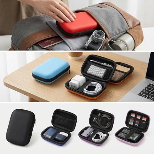 Portable EVA Playing Card Case with Zipper, Travel Card Storage Holder Fits Up to 108 Cards for UNO Poker Game Accessories — view 4