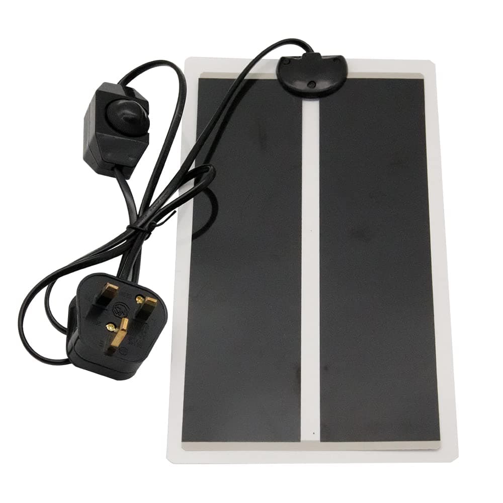 14W Reptile Vivarium Heat Mats Pets Heating Pad for for Turtle,Snakes,Lizard,Gecko Plants Seeding Heat Pads Adjustable Amphibian Tank Warmer Mat,UK Plug (14W 28x28 cm) — view 8
