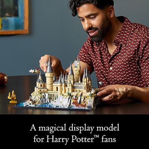 LEGO Harry Potter Hogwarts Castle and Grounds 76419 Building Set, Gift Idea for Adults, Buildable Display Model, Collectible Harry Potter Playset, Recreate Iconic Scenes from The Wizarding World — view 5