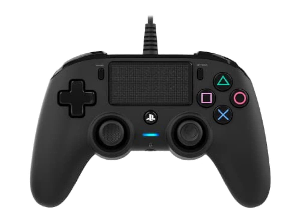 Nacon - Compact Mando con licencia Oficial Sony para PS4 y PC, Gaming Controller con Cable - Negro — view 2