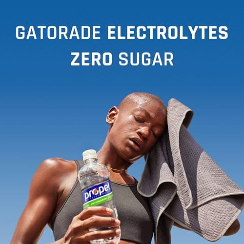Propel, Kiwi Strawberry, Zero Calorie Sports Drinking Water with Electrolytes and Vitamins C&E, 16.9 Fl Oz (12 Count) — view 3