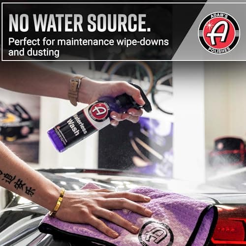 Adam's Polishes Waterless Wash (Gallon) - Cleaning Car Wash Spray for Detailing | Safe Ultra Slick Lubricating Formula for Auto, Boat, Motorcycle, RV | No Garden Hose, Wash Soap, or Foam Cannon — view 2