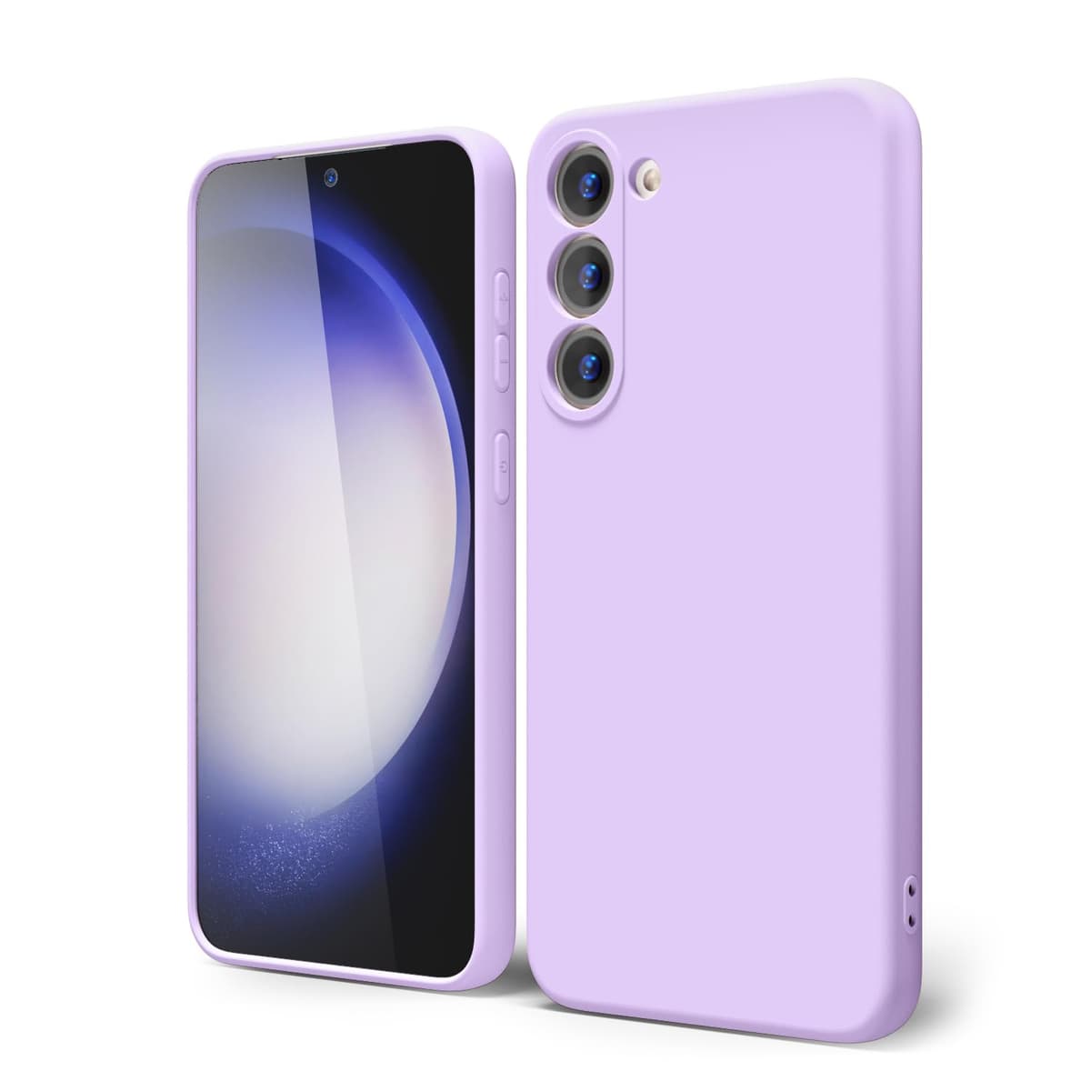 oakxco for Samsung Galaxy S23 Phone Case Liquid Silicone,Cute Thin Slim Soft Rubber TPU Plain Smooth Gel Cover for Women Girl Aesthetic Design, Matte Solid Protective & Shockproof, Burgundy Plum Wine — view 471
