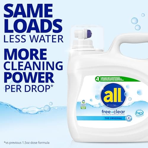 all Liquid Laundry Detergent Free Clear, 118 Ounce, 94 Loads — view 3