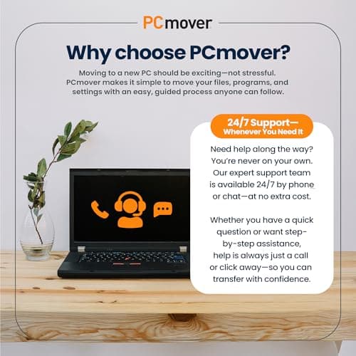 Laplink PCmover Ultimate 11 - Migration of your Applications, Files and Settings from an Old PC to a New PC - Data Transfer Software - With Optional High Speed Ethernet Cable - 1 License — view 5