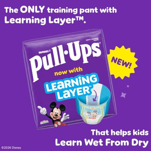 Pull-Ups Boys' Potty Training Pants, Size 3T-4T Training Underwear (32-40 lbs), 112 Count — view 2
