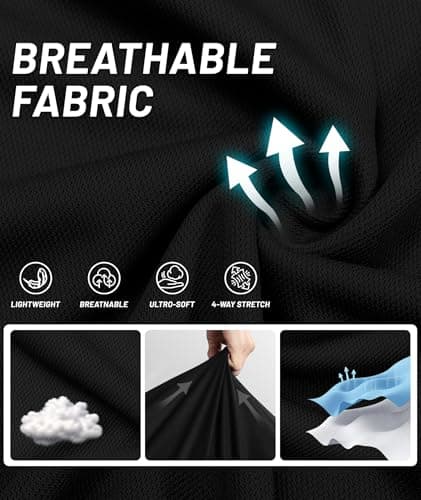 ZITY 5 Pack Polo Shirts for Men Short Sleeve Golf Shirt Moisture Wicking Breathable Casual Athletic Work Summer T-Shirt — view 4
