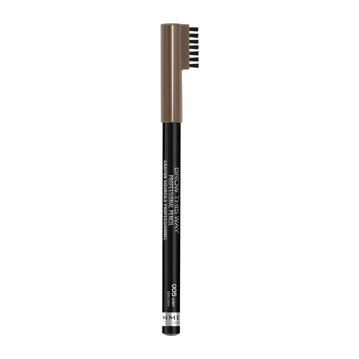 Rimmel London Professional Eyebrow Pencil, Dark Brown, 1.4g — view 2