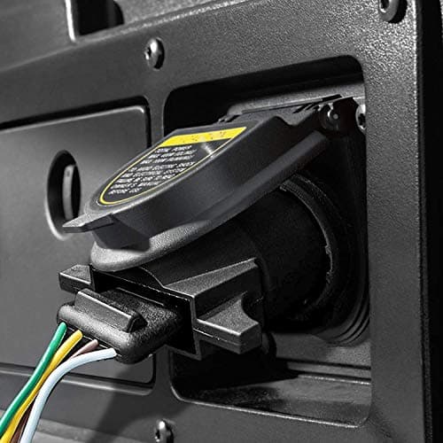 Nilight 7-Way to 4-Way Flat Blade Trailer Adapter Waterproof Rugged Nylon Housing 7-pin to 4-pin Trailer Wiring Adapter — view 6