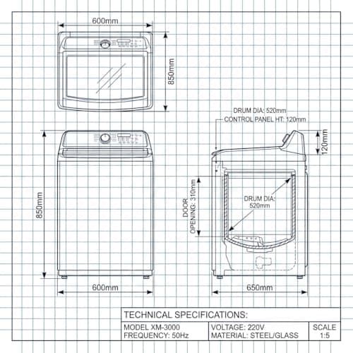 4.5 cu. ft. Top Load Washer with Triple Action Impeller for Tough Dirt & Stains - Reduce Laundry Time with Accela Wash & Express Wash — view 4