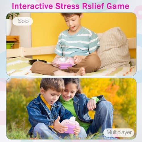 Blackma Fast Push Pop Game - Light Up Fidget Toy for Kids, Handheld Sensory Puzzle Game, Christmas & Birthday Gifts for 3-12 Year Old Boys & Girls (Rabbit) — view 4