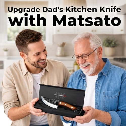 Matsato Chef Knife - Perfect Kitchen Knife for Cooking, Chopping — view 2