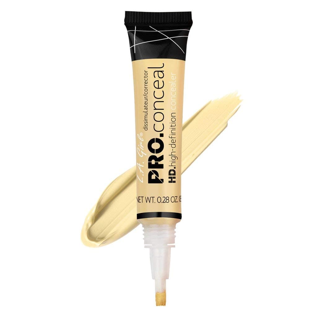 L.A. Girl - Corrector HD Pro Conceal | Cobertura completa | Aspecto natural | Minimiza líneas finas | Resistente | Larga duración, Light Yellow, 8 g — view 14