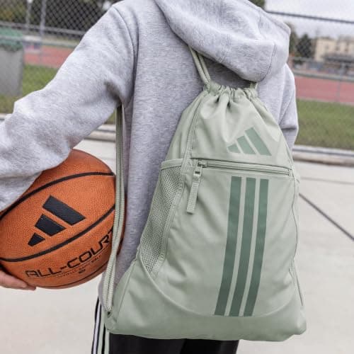 adidas Alliance Sackpack – Drawstring Backpack for Sports, Small Gym Bag — view 4