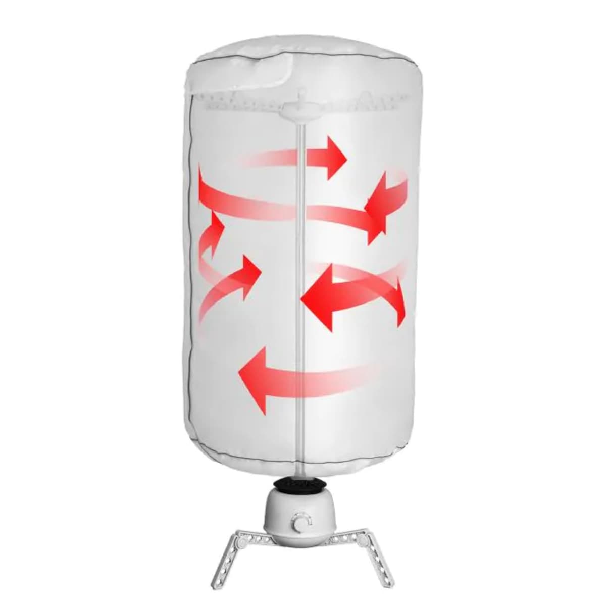 JML DriBUDDI Compact Electric Clothes Dryer - Heated Clothes Airer with Cover for Laundry Drying, Portable Rack Holds 10Kg of Clothing - Saves Ironing Packs Away Easily, For Line Dried Clothes Indoors — view 2
