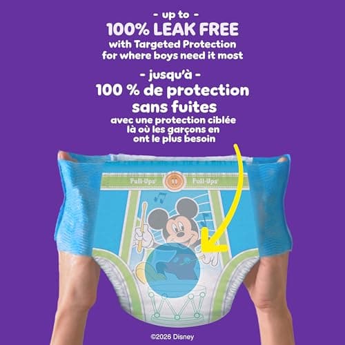 Pull-Ups Boys' Potty Training Pants, Size 5T-6T Training Underwear (46-60 lbs), 80 Count — view 4