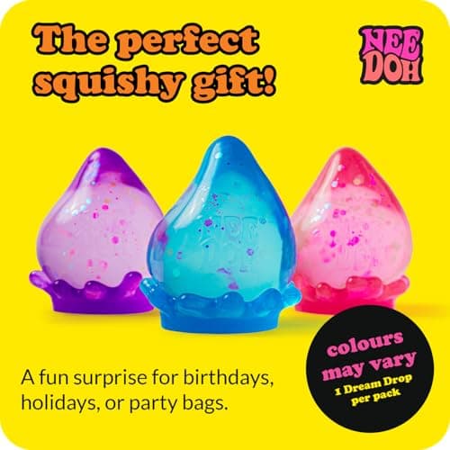 Schylling NeeDoh Dream Drop - Sensory Squeeze Toy with Dreamy Smooth Squeeze - 3" Tall - Color May Vary (Pack of 1) — view 4