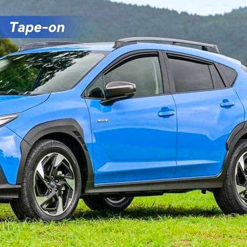 Window Visors Rain Guards for 2024 2025 2026 Crosstrek, Out-Channel Window Vent Wind Deflectors Visors Shades for 24 25 26 Impreza — view 4