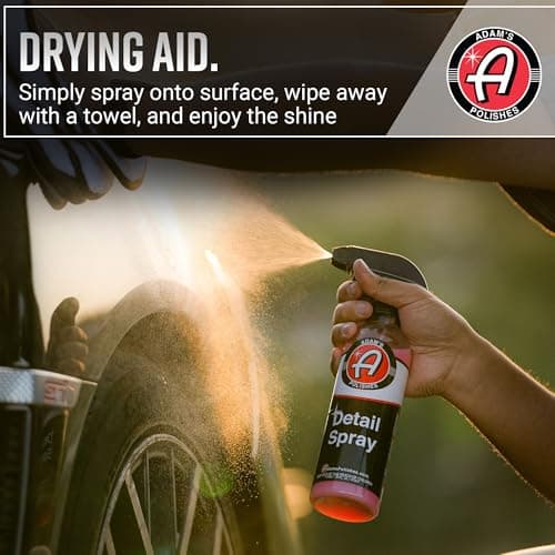 Adam's Detail Spray (2-Pack) - Quick Waterless Detailer Spray for Car Detailing, Washing, Polishing & Vehicle Claying — view 2