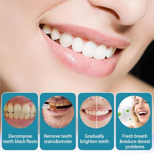 FYeang® Collagum Smile Strengthening Powder, Removes Surface Stains From Teeth, Gum & Enamel Protection Tooth Powder for Daily Use — view 5