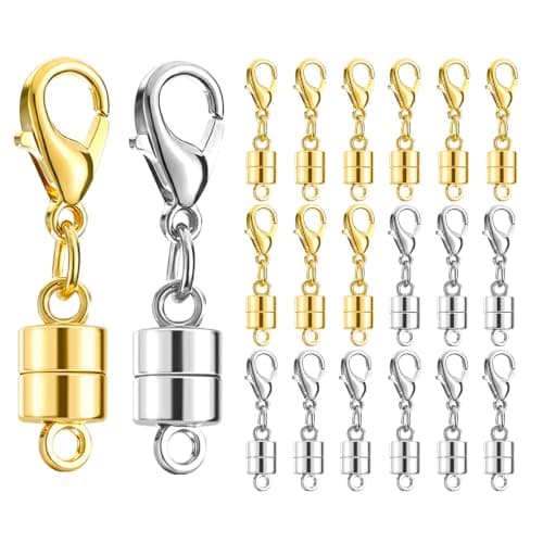 Buelkmag Magnetic Necklace Clasps and Closures 20 PCS Clasp for Necklaces