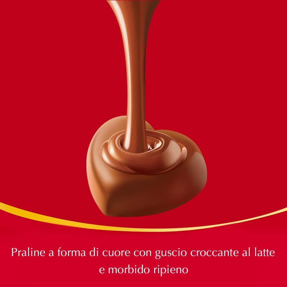 Lindt LINDOR Corazón Chocolate con Leche San Valentín, caja de bombones leche con forma de corazón para regalar, chocolate con leche, bombones para regalar, 7 unidades, 96g — view 4