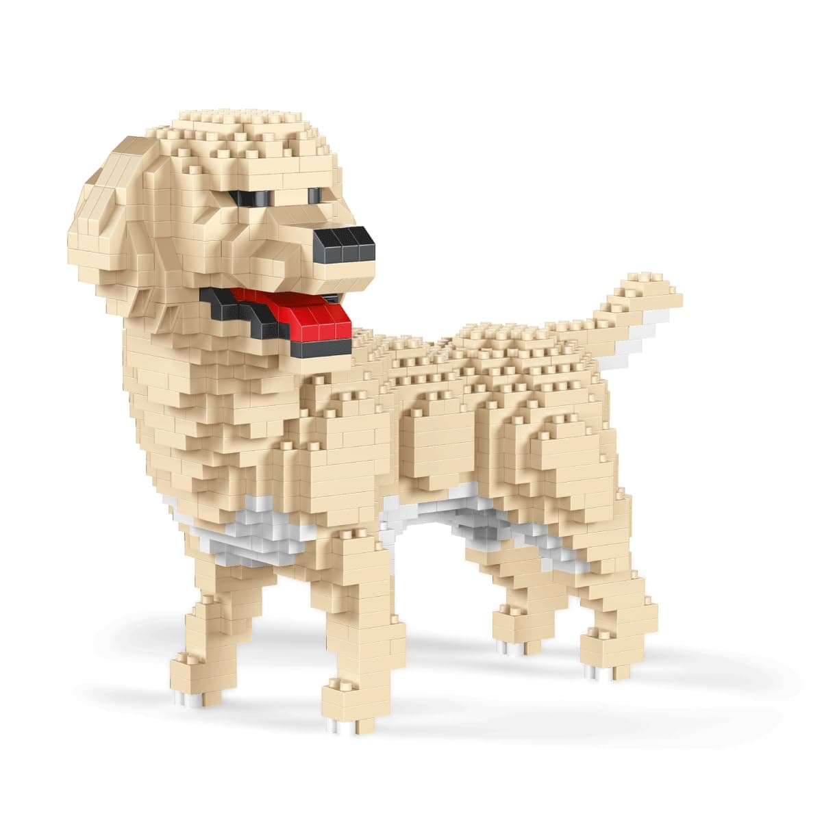 Kit de construcción con Bloques en Miniatura. Figura de Mascota Coleccionable para armar. Coleccionistas Adultos y niños. Perro Teckel, Dachshund o Salchicha Marrón — view 3