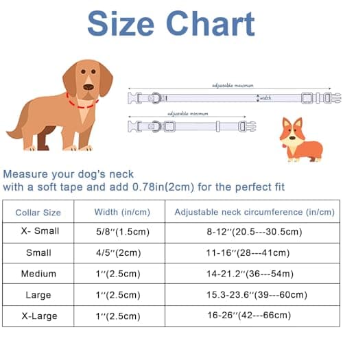 Maca Bates Blue Flower Dog Collar for Small Girl Boy Dogs with Daisy Charm,Blue Floral Pattern,Soft Adjustable Durable Cute Soft Comfortable Gift Collars for Male Female Puppy with Safety Buckle — view 3