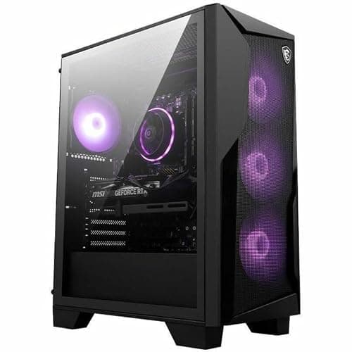 MSI Codex R2 B14NVK5-699US Gaming Desktop PC - Intel Core i5-14400F, GeForce RTX 5050, 16GB DDR5, 1TB NVMe SSD, Windows 11 Home, Black