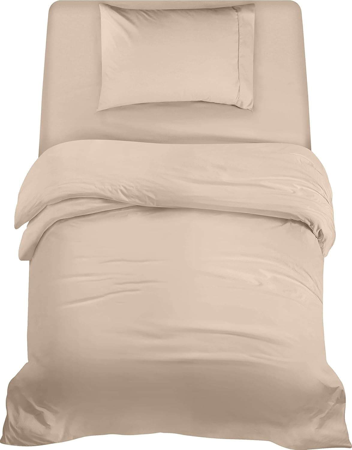 Utopia Bedding 3 Piece Single Bedding Set - Duvet Cover, Fitted Sheet with Pillow case - Soft Brushed Microfiber (Grey) — view 7