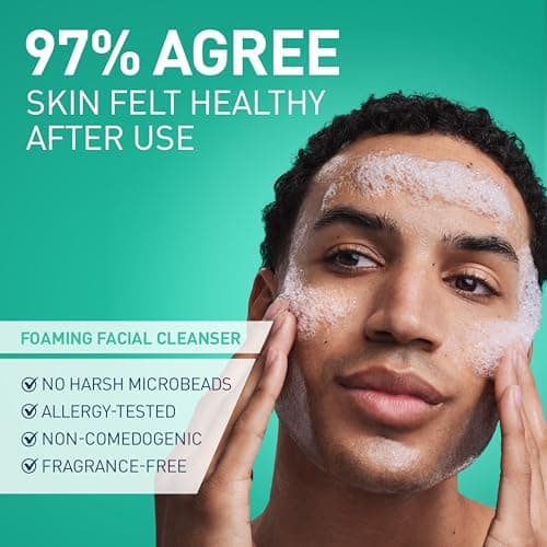 CeraVe Foaming Facial Cleanser, Daily Face Wash for Oily Skin, Hyaluronic Acid + Ceramides + Niacinamide, Fragrance Free, Non-Drying Oil Control Face Wash, 8 Fluid Ounces — view 3